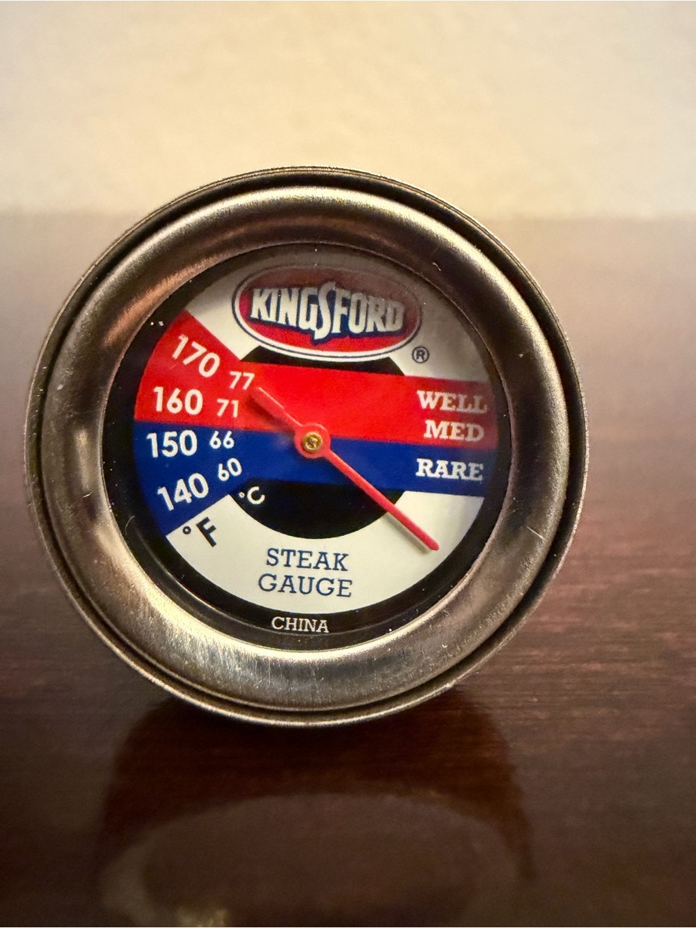 Kingsford Grilling Steak Gauge Temperature Thermometer 2.5” Long New Without Box